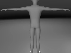 base human meshes regular body type pack 3D Model