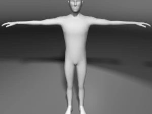base human meshes regular body type pack 3D Model