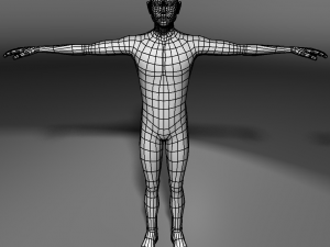 base human meshes regular body type pack 3D Модель