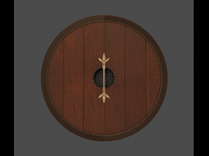 ornamented shield 3D Model