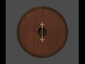 ornamented shield 3D Model