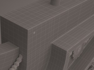 guitar style simpank highpoly 3D Model