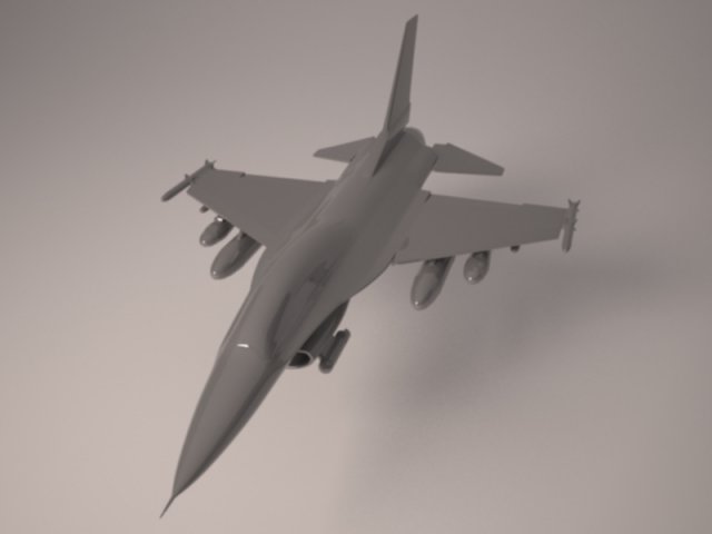 f-16 fighting falcon 3D Model .c4d .max .obj .3ds .fbx .stl .blend 