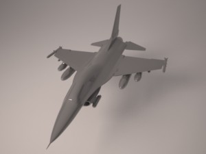 f-16 fighting falcon 3D Model