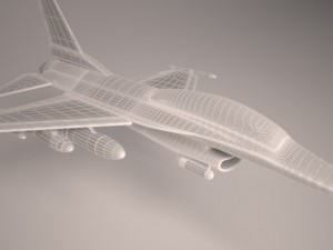 f-16 fighting falcon 3D Model