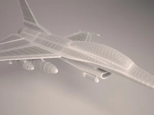 f-16 fighting falcon 3D Model