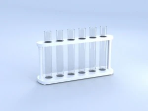 chemical laboratory glassware set 3D Model