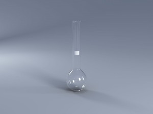 chemical laboratory glassware set 3D Model
