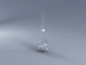 chemical laboratory glassware set 3D Model