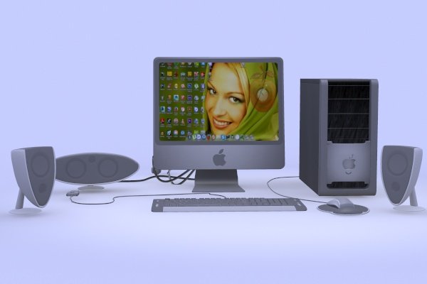 personal computer mac 3D Model .c4d .max .obj .3ds .fbx .stl .blend 