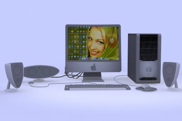 personal computer mac 3D Model .c4d .max .obj .3ds .fbx .stl .blend 