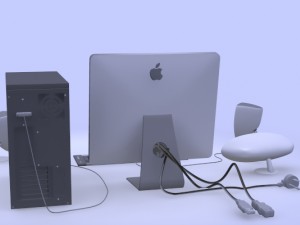 personal computer mac 3D Model