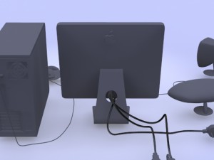 personal computer mac 3D Model
