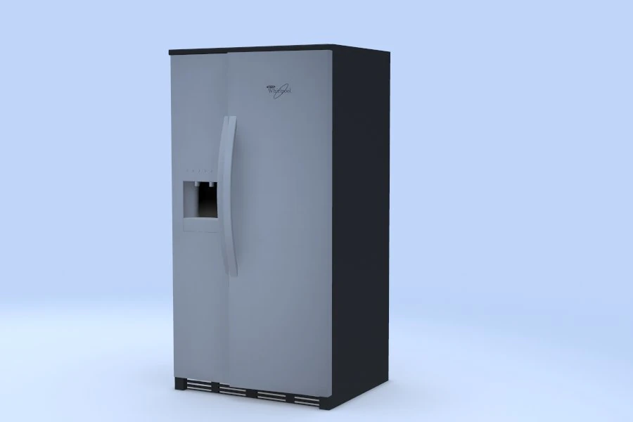 refrigerator iv 3D Model .c4d .max .obj .3ds .fbx .stl .blend 