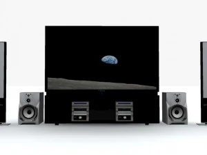 sistema de home theater ii Modelo 3D