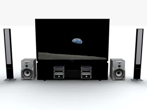 home theater system ii 3D Model