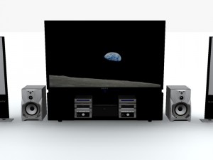 home theater system ii 3D 模型