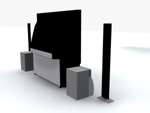 home theater system ii 3D 模型