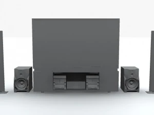 home theater system ii 3D Model