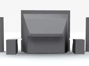home theater system ii 3D 模型