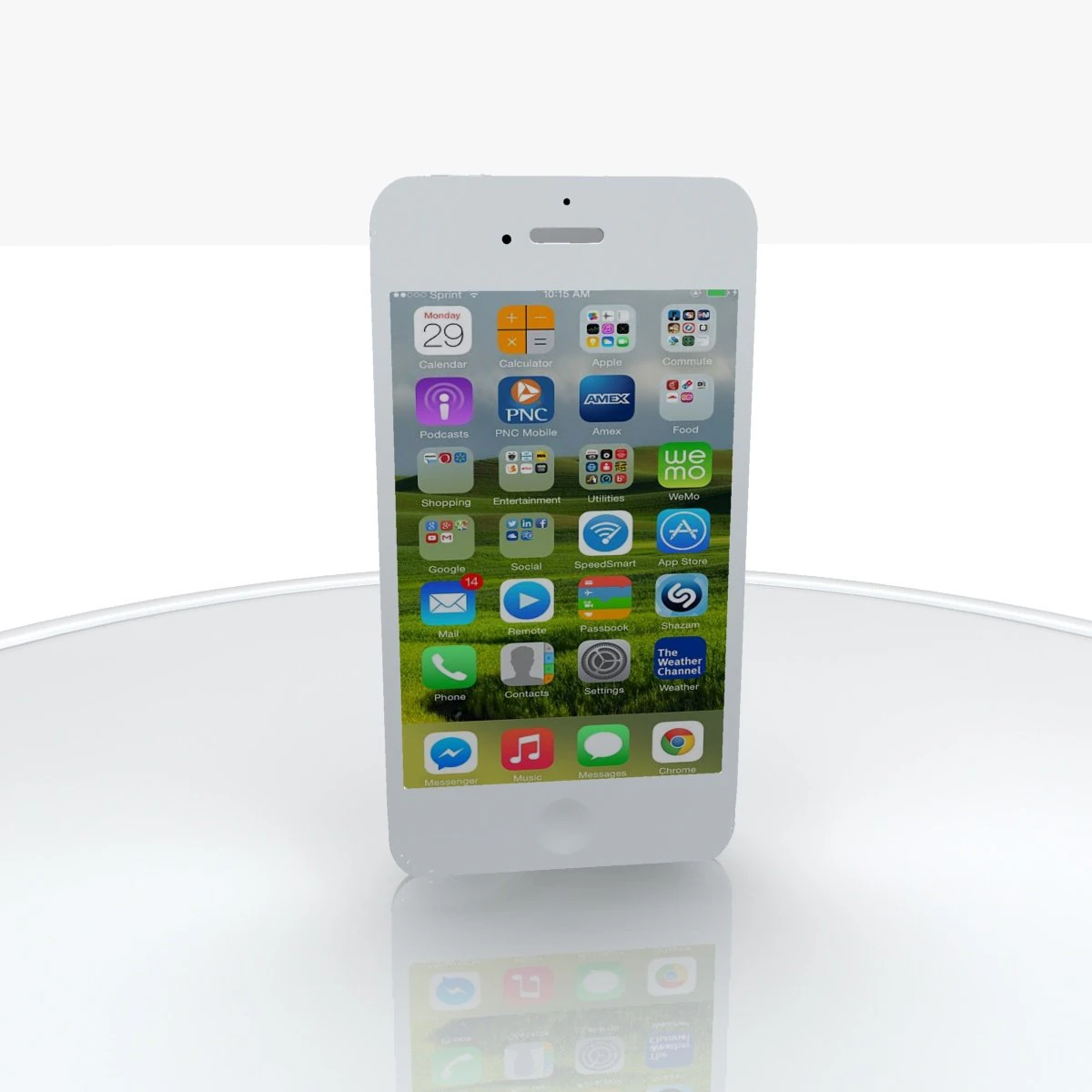 iphone 6i 3D Model .c4d .max .obj .3ds .fbx .stl .blend 