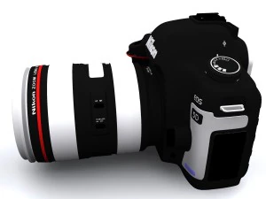 c&acirc;mera digital nikon d400 Modelo 3D