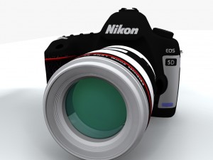 nikon d400 digital camera Modelo 3D