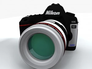 c&acirc;mera digital nikon d400 Modelo 3D