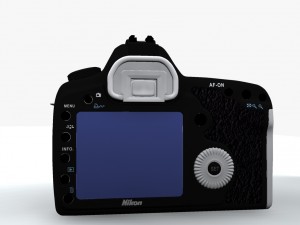nikon d400 digital camera Modelo 3D
