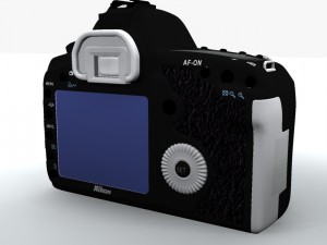 nikon d400 digital camera Modelo 3D
