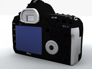 c&acirc;mera digital nikon d400 Modelo 3D