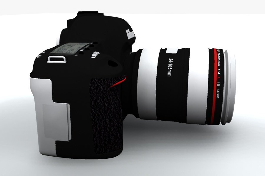 Nikon D400 Digital Camera 3D Model in Photo 3DExport