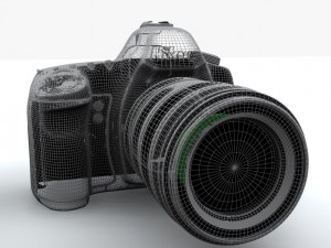 nikon d400 digital camera Modelo 3D