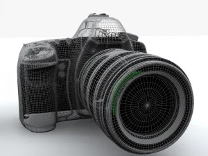 c&acirc;mera digital nikon d400 Modelo 3D