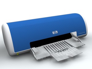hp deskjet 3745 printer 3D 模型