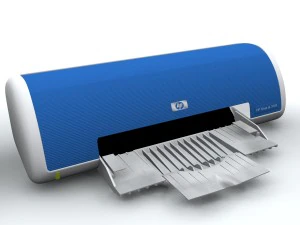 hp deskjet 3745 printer 3D Model