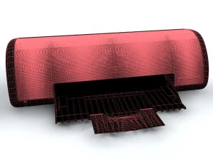 hp deskjet 3745 printer 3D Model