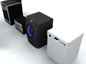 kitchen appliances coll-i 3D Model