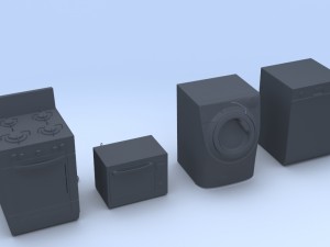 kitchen appliances coll-i 3D Model
