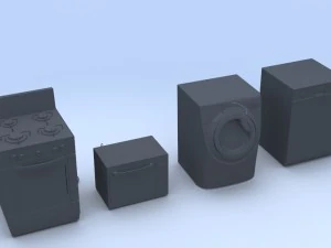 kitchen appliances coll-i 3D Model