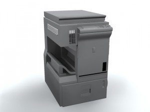photocopier machine iv 3D Model