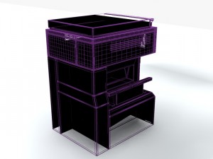 photocopier machine iv 3D Model