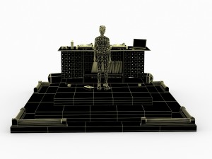 dj stage set lhsp 3D-Modell
