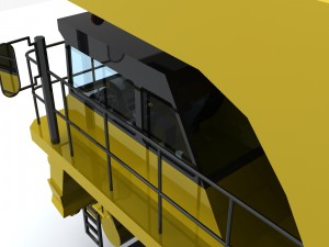 komatsu 930e mining truck 3D मॉडल