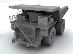 komatsu 930e mining truck 3D मॉडल