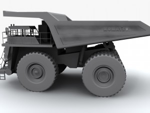 komatsu 930e mining truck 3D मॉडल