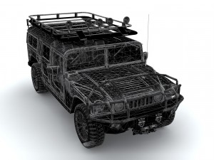 hummer h1 alpha concept 1 3D Model