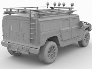 hummer h1 alpha concept 1 3D Model