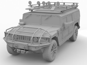 hummer h1 alpha concept 1 3D Model