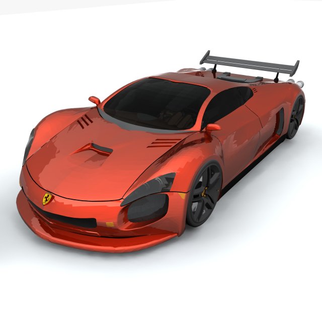 ferrari f1 concept 1 3Dモデル .c4d .max .obj .3ds .fbx .stl .blend 